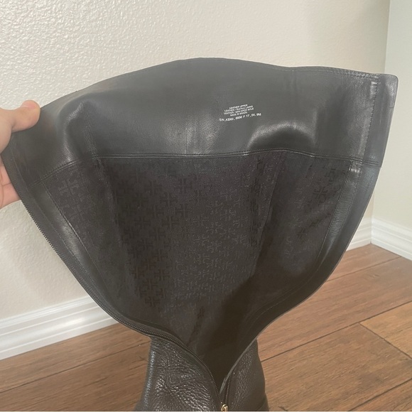 Tory Burch knee high boots riding boots leather boots black boots fall winter - Picture 6 of 16